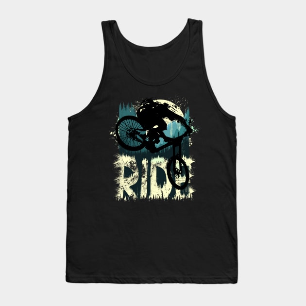 Ride (small and back) Tank Top by OneRedFox